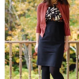 J Crew Kandinsky Abstract Rose  Wool & Silk Dress